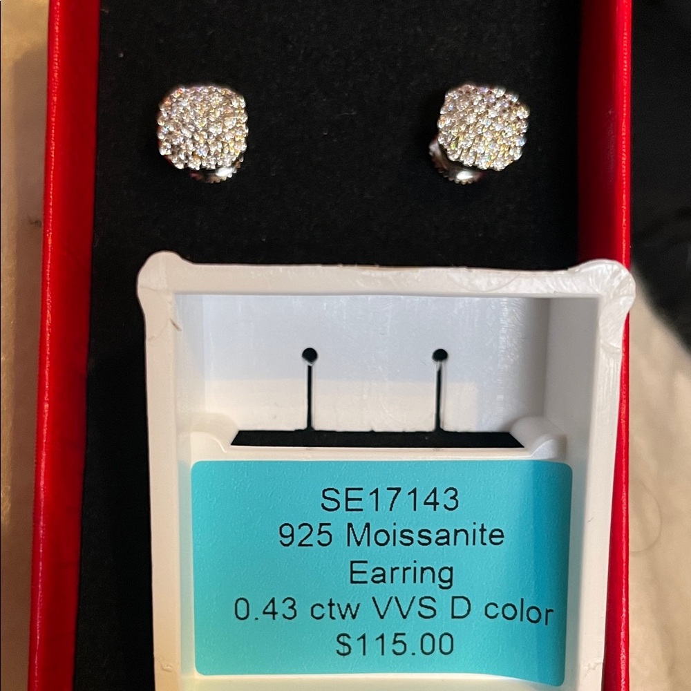 Moissanite Stud Earrings